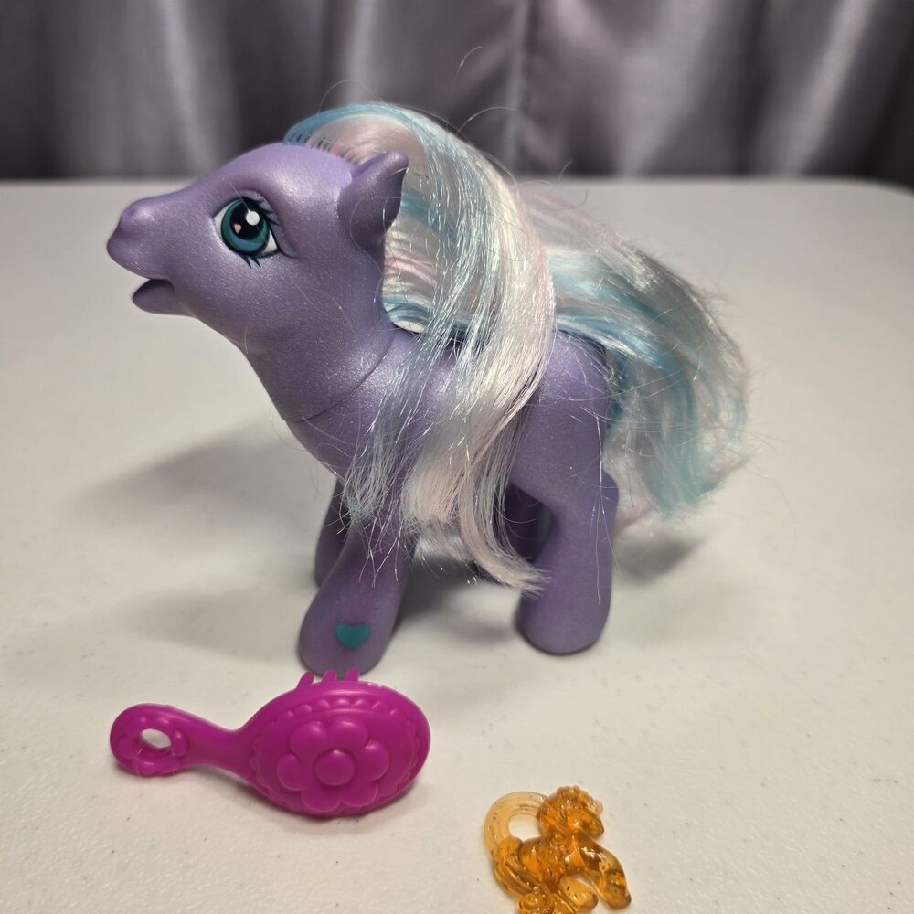 2002 My Little Pony G3 Razzaroo Hasbro MLP Shimmer Purple Birthday Present